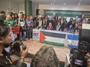 Mga Ulat ng Larawan: Kilalang Argentinian Shia na Kleriko Dumalo sa Press Conference sa Buenos Aires Hinggil sa Pagpapalaya sa mga Bilanggo ng Sumud