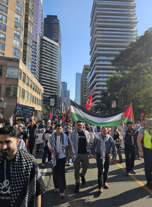 Informe fotográfico | Toronto: Masiva manifestación a favor de Palestina en Canadá