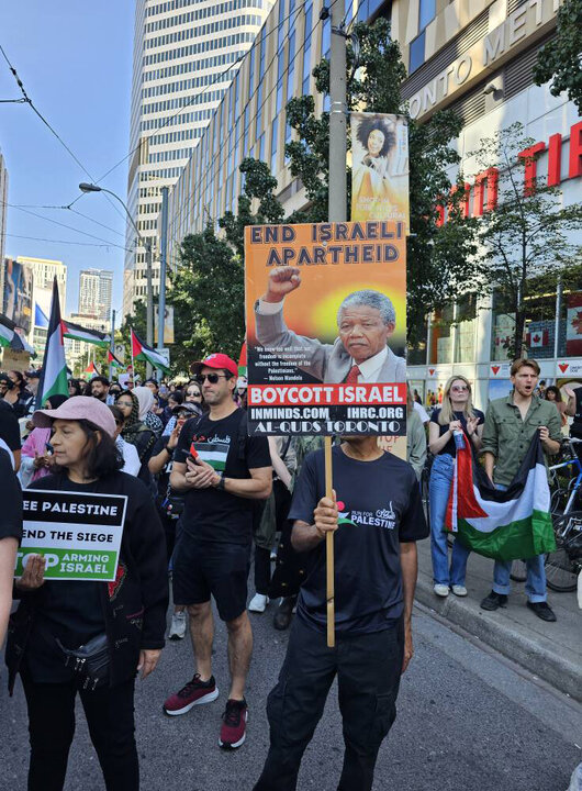 Informe fotográfico | Toronto: Masiva manifestación a favor de Palestina en Canadá