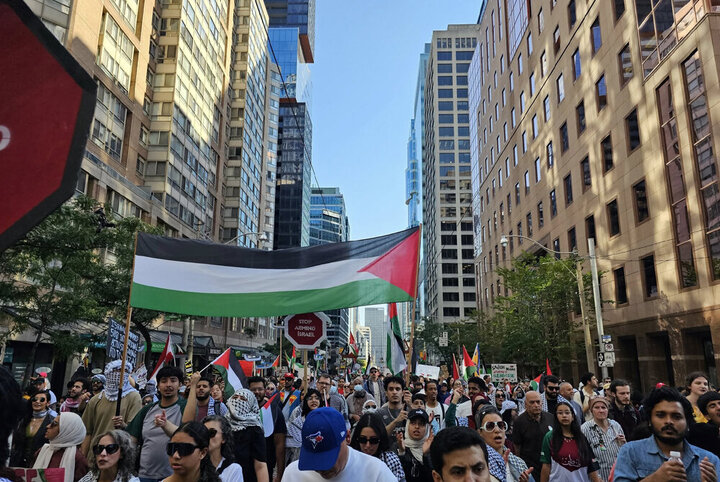 Informe fotográfico | Toronto: Masiva manifestación a favor de Palestina en Canadá