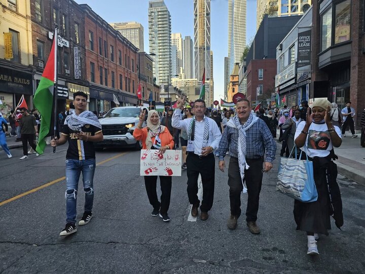 Informe fotográfico | Toronto: Masiva manifestación a favor de Palestina en Canadá