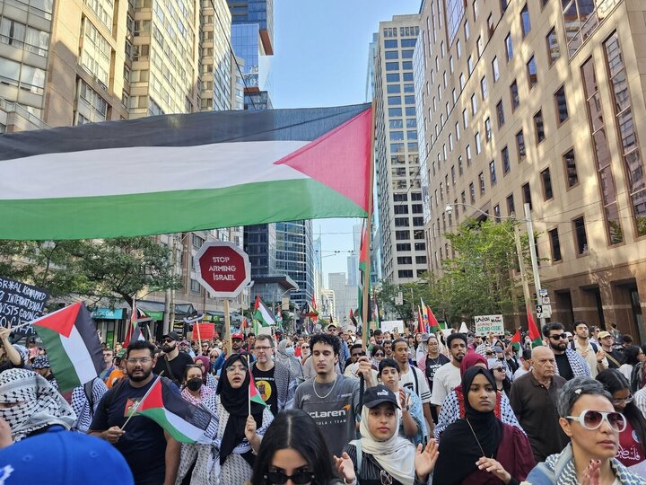 Informe fotográfico | Toronto: Masiva manifestación a favor de Palestina en Canadá