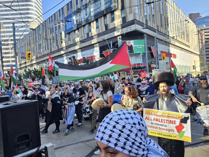 Informe fotográfico | Toronto: Masiva manifestación a favor de Palestina en Canadá