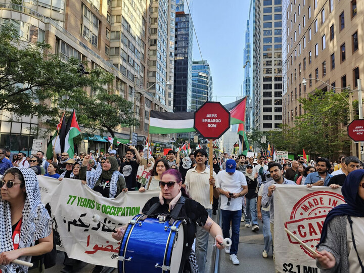 Informe fotográfico | Toronto: Masiva manifestación a favor de Palestina en Canadá