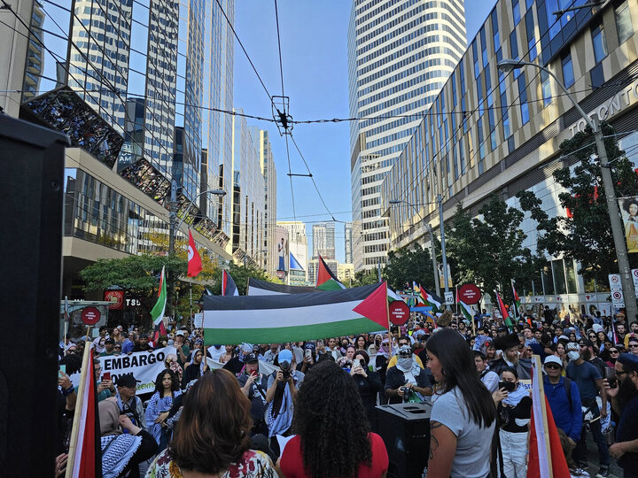 Informe fotográfico | Toronto: Masiva manifestación a favor de Palestina en Canadá