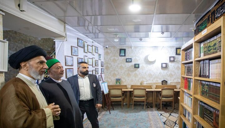 تقرير مصور/ نائب الأمين العام للعتبة الحسينية المقدسة يطلع على أعمال مؤسسة علوم نهج البلاغة