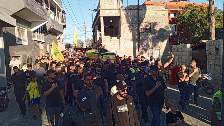 حزب الله وجماهير المقاومة يشيّعون الشّهيد علي قدوح في ياطر جنوب لبنان