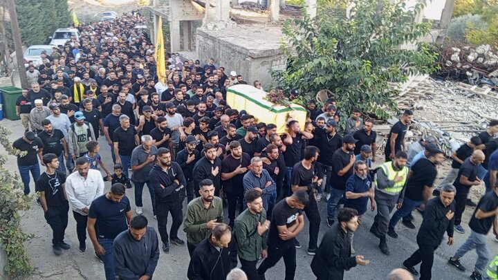 حزب الله وجماهير المقاومة يشيّعون الشّهيد علي قدوح في ياطر جنوب لبنان