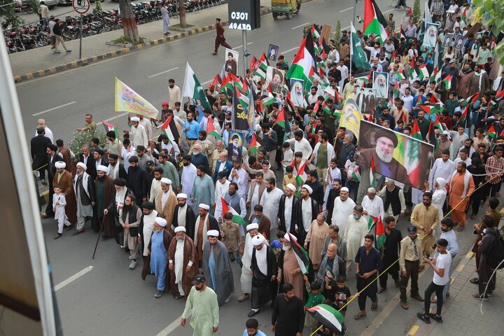 لاہور: طوفان الاقصیٰ کی سالگرہ کے موقع پر فلسطین کے حق میں عظیم الشان مارچ