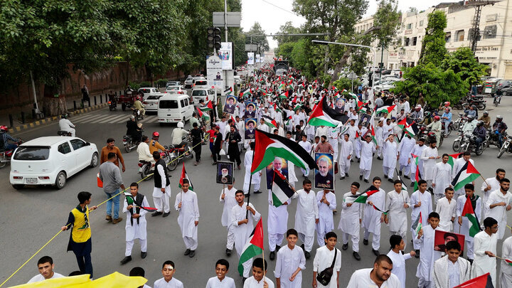 لاہور: طوفان الاقصیٰ کی سالگرہ کے موقع پر فلسطین کے حق میں عظیم الشان مارچ