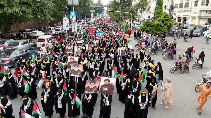 لاہور: طوفان الاقصیٰ کی سالگرہ کے موقع پر فلسطین کے حق میں عظیم الشان مارچ