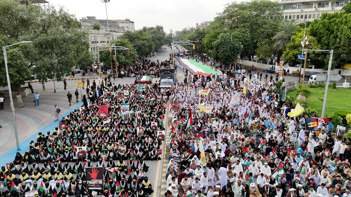 لاہور: طوفان الاقصیٰ کی سالگرہ کے موقع پر فلسطین کے حق میں عظیم الشان مارچ