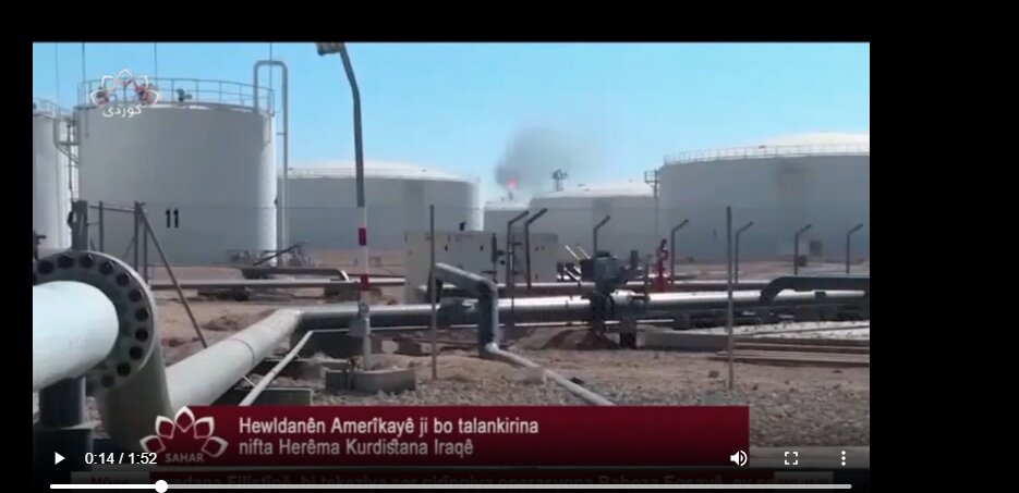 Hewldanên Amerîkayê ji bo talankirina nifta Herêma Kurdistana Iraqê