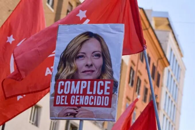 Denuncian a Giorgia Meloni y dos ministros ante la CPI por complicidad en genocidio en Gaza