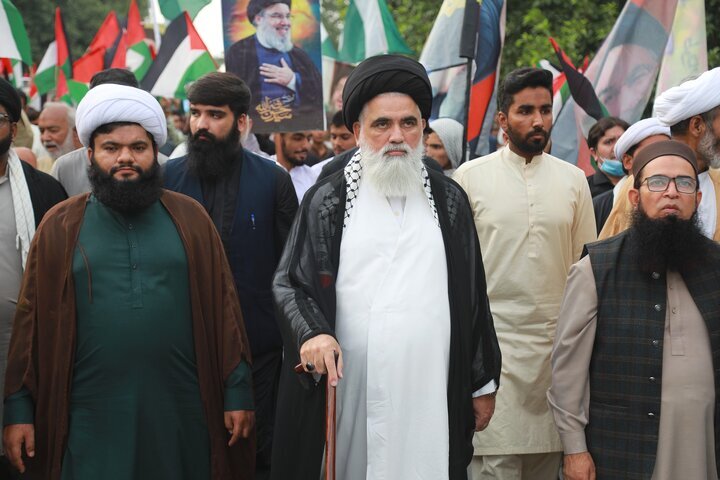 تقریر مصور | مظاهرة حاشدة في لاهور، باكستان، في ذكرى طوفان الأقصى