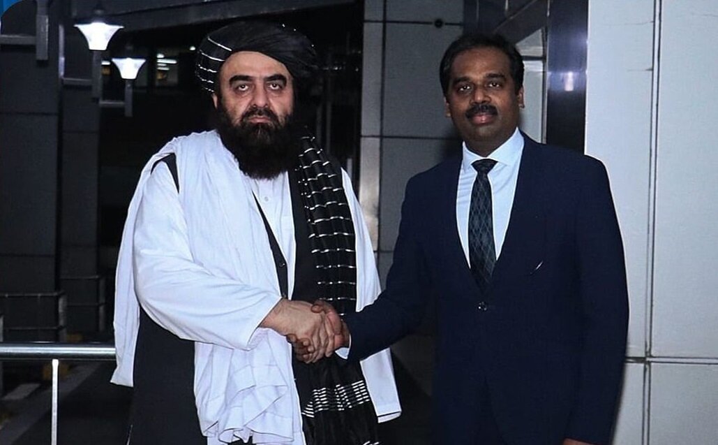 وزیر خارجه طالبان برای نخستین بار به هند رفت