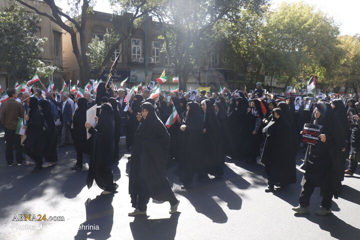 راهپیمایی بشارت نصر در تبریز