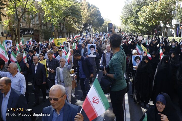 راهپیمایی بشارت نصر در تبریز