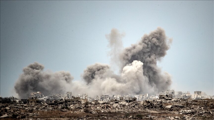 ویدیو | حملات هوایی اسرائیل به غزه با وجود آتش‌بس