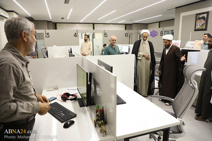 تقرير مصور/ زيارة ممثل مجلس خبراء القيادة لوكالة أنباء أبنا