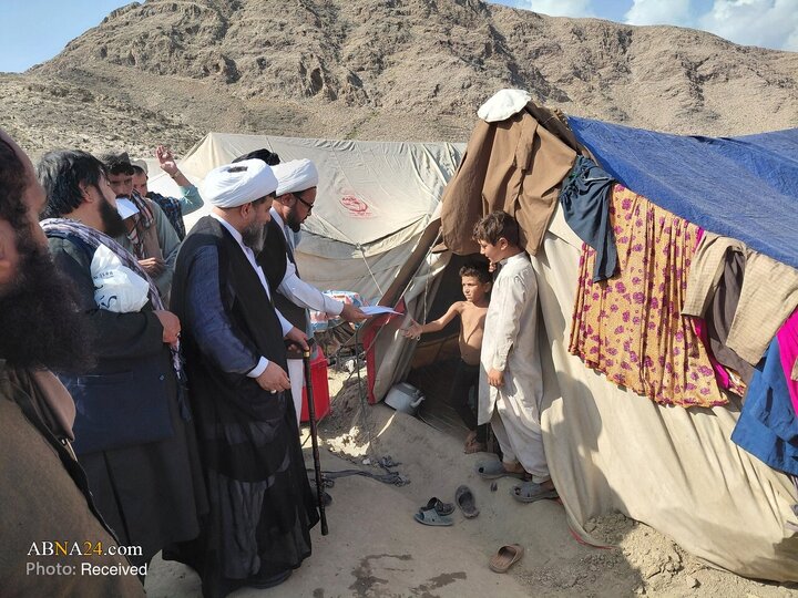 دلجویی امام جمعه شیعیان کابل از زلزله‌زدگان شرق افغانستان + تصاویر