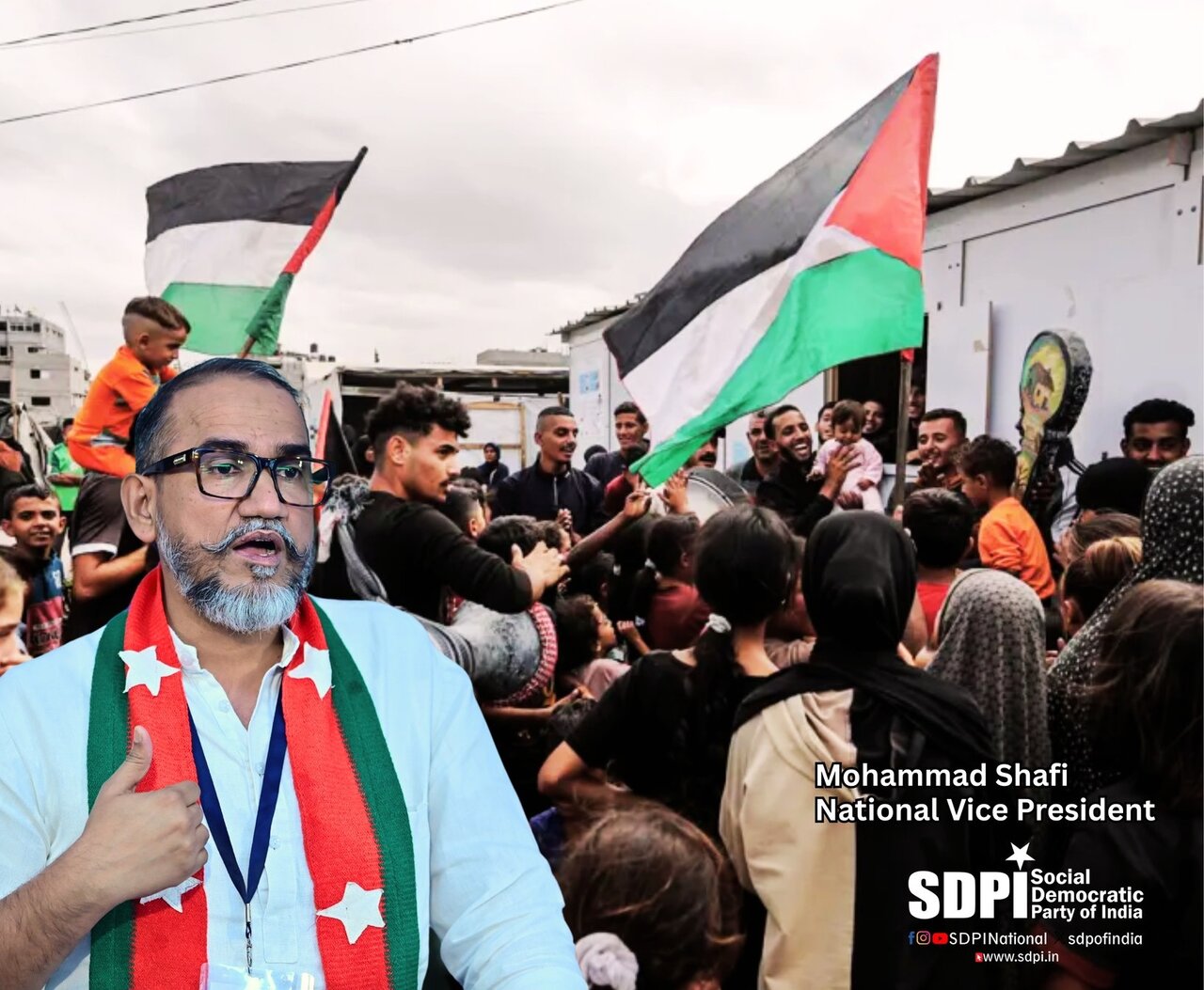 SDPI Salutes Palestinian Resistance, Welcomes Ceasefire