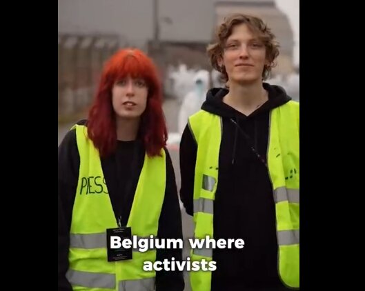 Video | 400 Aktivis Kepung Kilang ArcelorMittal Belgium