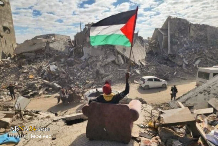 بازگشت هزاران آواره فلسطینی به شمال غزه پس از اعلام آتش‌بس