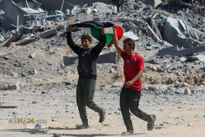 بازگشت هزاران آواره فلسطینی به شمال غزه پس از اعلام آتش‌بس