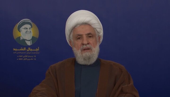 شیخ نعیم قاسم: شما پیشگامان صداقت و عدالت هستید که خط ولایت را به رهبری امام خامنه‌ای دنبال می‌کنید