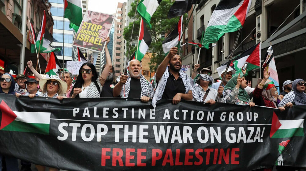 Berpuluh-puluh Ribu Berhimpun di Australia Untuk Gaza