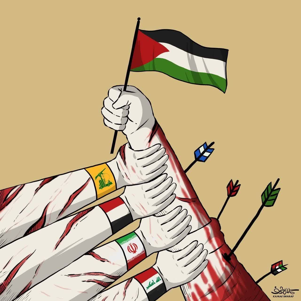 Kartun | Palestin Teguh Ditunjang Negara-negara Islam Sejati