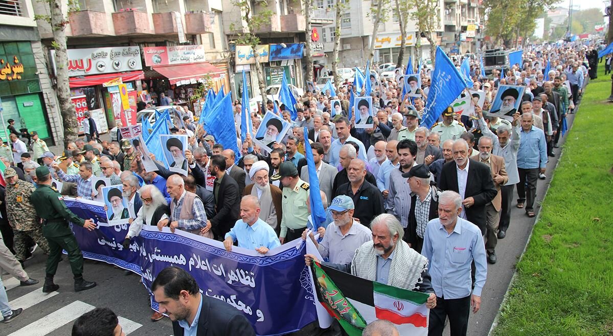 برگزاری راهپیمایی بشارت نصر هم زمان با سراسر کشور در گیلان