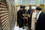 Photos: Dusting Ceremony of Sacred Shrine of Imam Musa al-Mubarqa in Qom