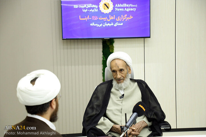 Informe fotográfico |  El miembro de la Asamblea de Expertos, **Ayatollah Beheshti**, realiza una visita oficial a la Agencia de Noticias Abná