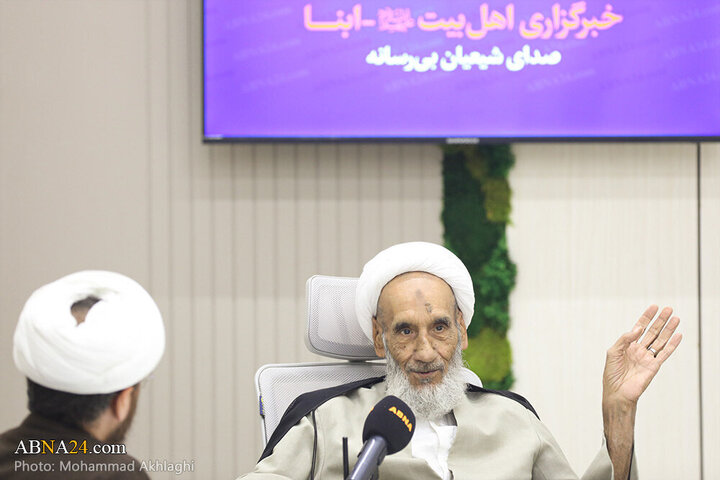 Informe fotográfico |  El miembro de la Asamblea de Expertos, **Ayatollah Beheshti**, realiza una visita oficial a la Agencia de Noticias Abná