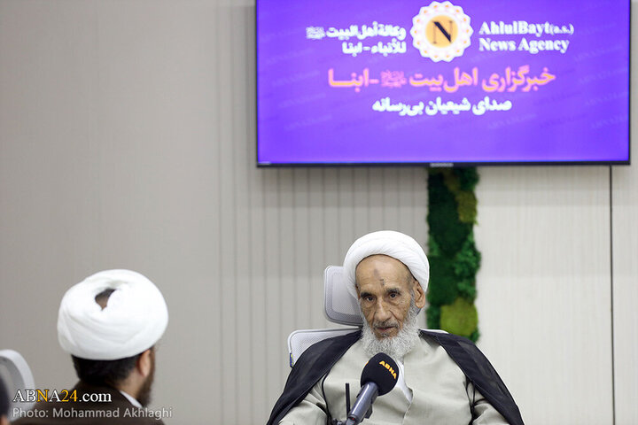 Informe fotográfico |  El miembro de la Asamblea de Expertos, **Ayatollah Beheshti**, realiza una visita oficial a la Agencia de Noticias Abná