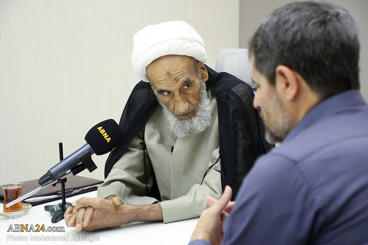 Informe fotográfico |  El miembro de la Asamblea de Expertos, **Ayatollah Beheshti**, realiza una visita oficial a la Agencia de Noticias Abná