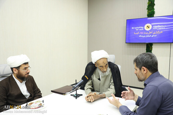Informe fotográfico |  El miembro de la Asamblea de Expertos, **Ayatollah Beheshti**, realiza una visita oficial a la Agencia de Noticias Abná