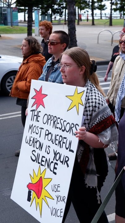 Informe fotográfico |  Geelong marched to protest Australia’s complicity in Israel’s genocide
