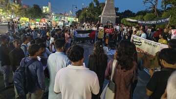 تصویری خبر |ہندوستان کے شہر پٹنہ میں فلسطین کے حق میں احتجاجی مظاہرہ