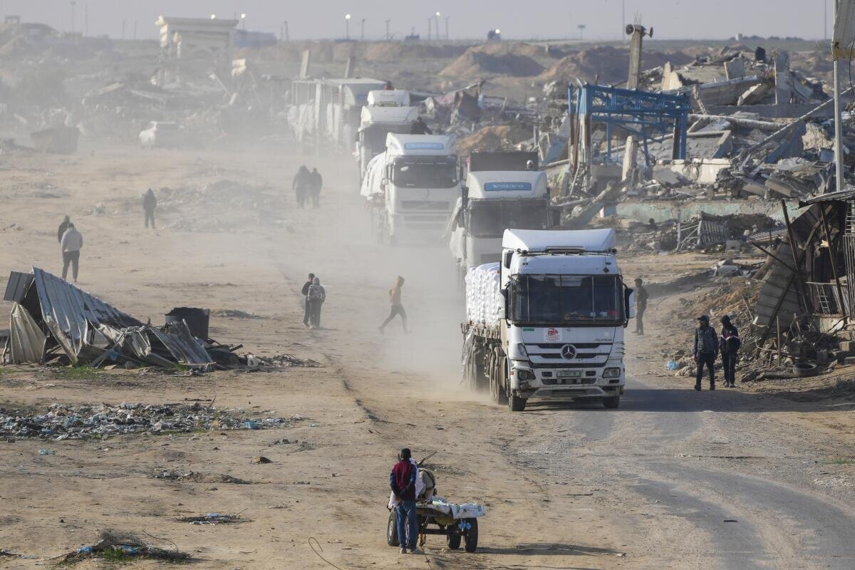 173 aid trucks enter Gaza following ceasefire between Hamas, Israel