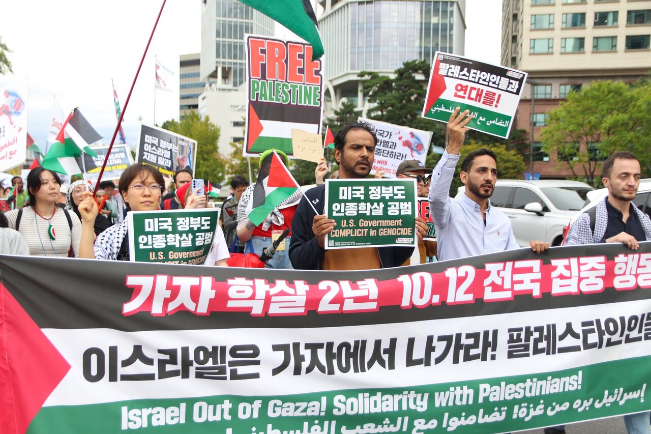 Labarai Cikin Hotuna| Zanga-Zangar Nuna Goyon Baya Ga Falasdinu A Birnin Seoul Na Koriya Ta Kudu