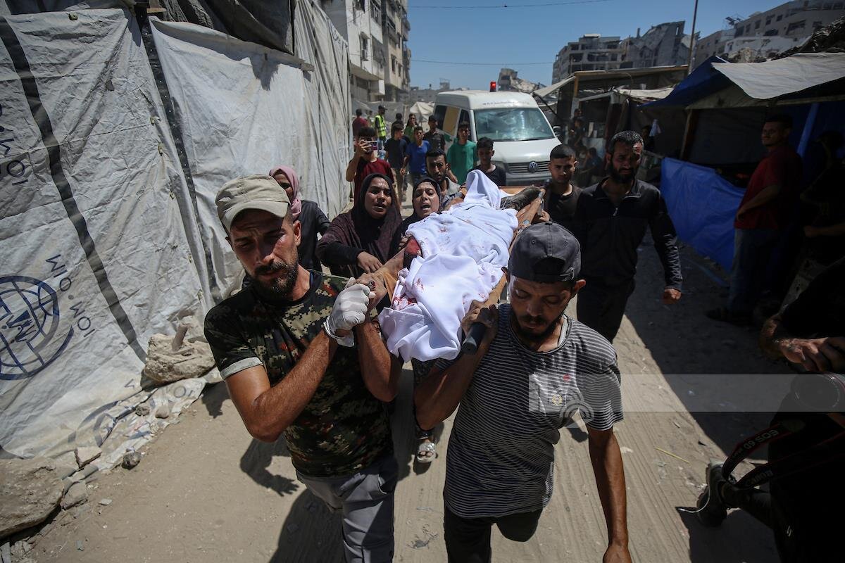 شهيدان متأثرين بإصابتهما بقصف صهيوني سابق على خان يونس