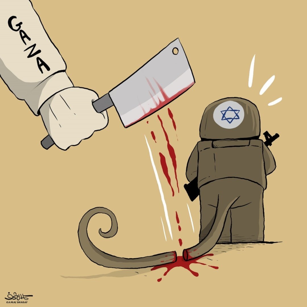 کاریکاتیر | غزة تقتصّ من عملاء "إسرائيل"