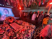 Фото Репортаж: Шиә вә сүнни алимләри мүгавимәт јолунда Шәһид оланларын хатирәсини јад етмәк уғрунда бир араја ҝәлдиләр