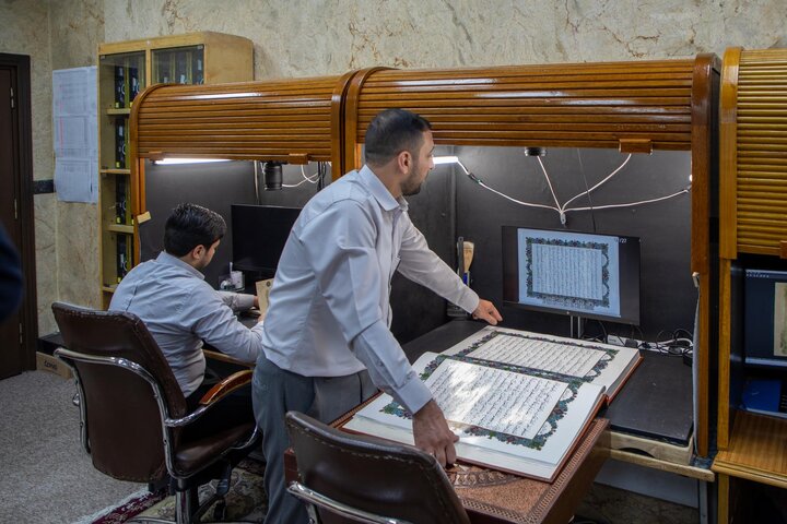 تقرير مصور/ مركز تصوير المخطوطات وفهرستها في العتبة العباسية المقدسة