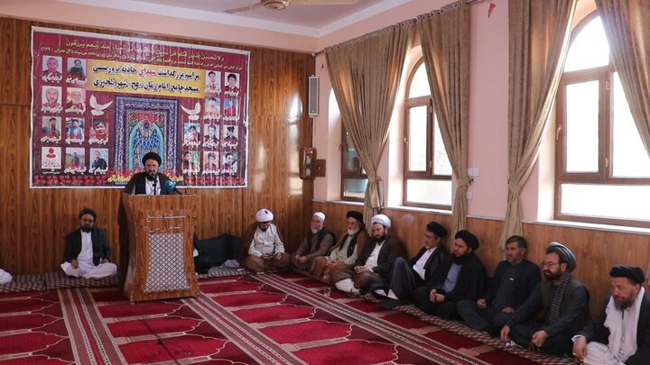 مراسم دومین سالگرد شهدای مسجد امام زمان(ع) شهر پلخمری افغانستان