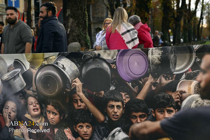 درگیری حامیان فلسطین با پلیس پیش از برگزاری مسابقه فوتبال اسرائیل با ایتالیا