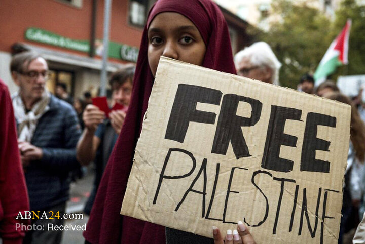 درگیری حامیان فلسطین با پلیس پیش از برگزاری مسابقه فوتبال اسرائیل با ایتالیا